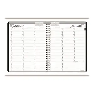 212 MAIN HOD272002 Academic Professional Planner Notebook - 24-Month Spiral-Bound Weekly Planner, Quarter-Hour Time Slots, Printed Pages, Office Stationery Supplies, Spiral Bound Planner
