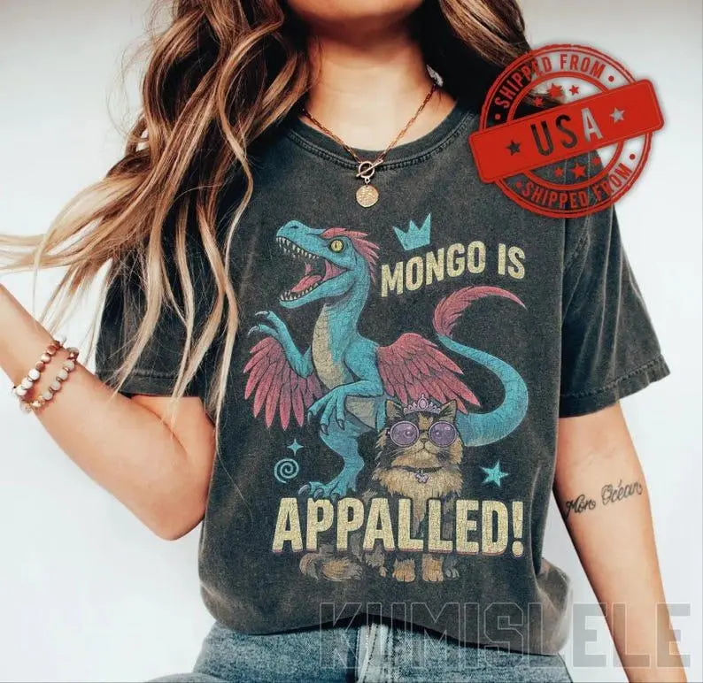 Dungeon Crawler T-Shirt, Carl Book Character Shirt, Princess Donut, Mongo is Appalled, Unisex Shirt, Graphic Tee, Funny Shirt, Gift For Her, Him, Streetwear, Viral Tee, TikTok Trending