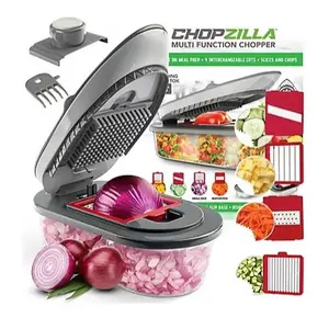 Chopzilla Multi-Function Food Chopper - 4 Interchangeable Cuts
