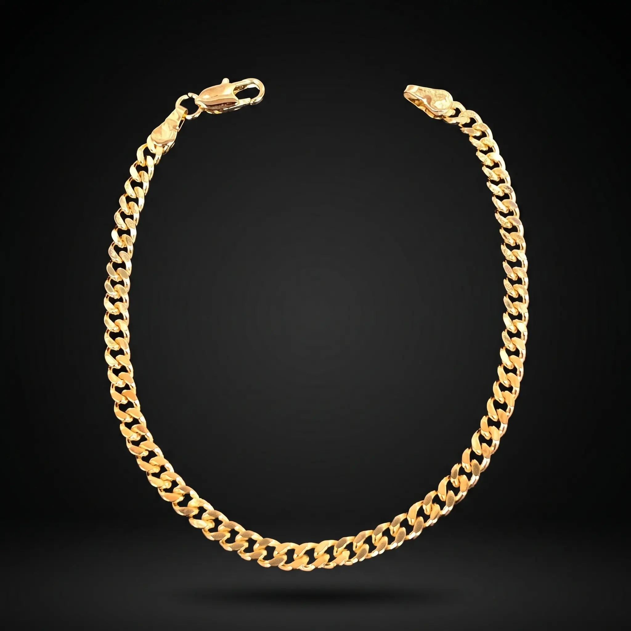Gold Filled Cuban Link Chain Necklace 3.5mm 22inch 24inch – Tarnish-Resistant & Water-Resistant