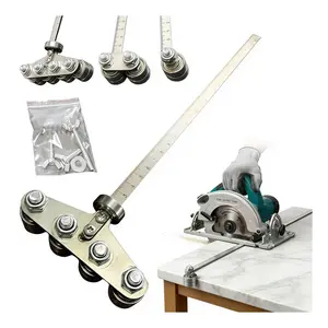 Positioning Calipers for Precise Measurements & Easy Wood Cutting, Stainless Steel Precision Cutting Guide for Circular Saws,Adjustable Guide Rail