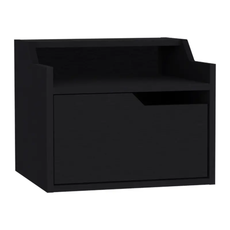 Floating Nightstand Chester Bedroom Black
