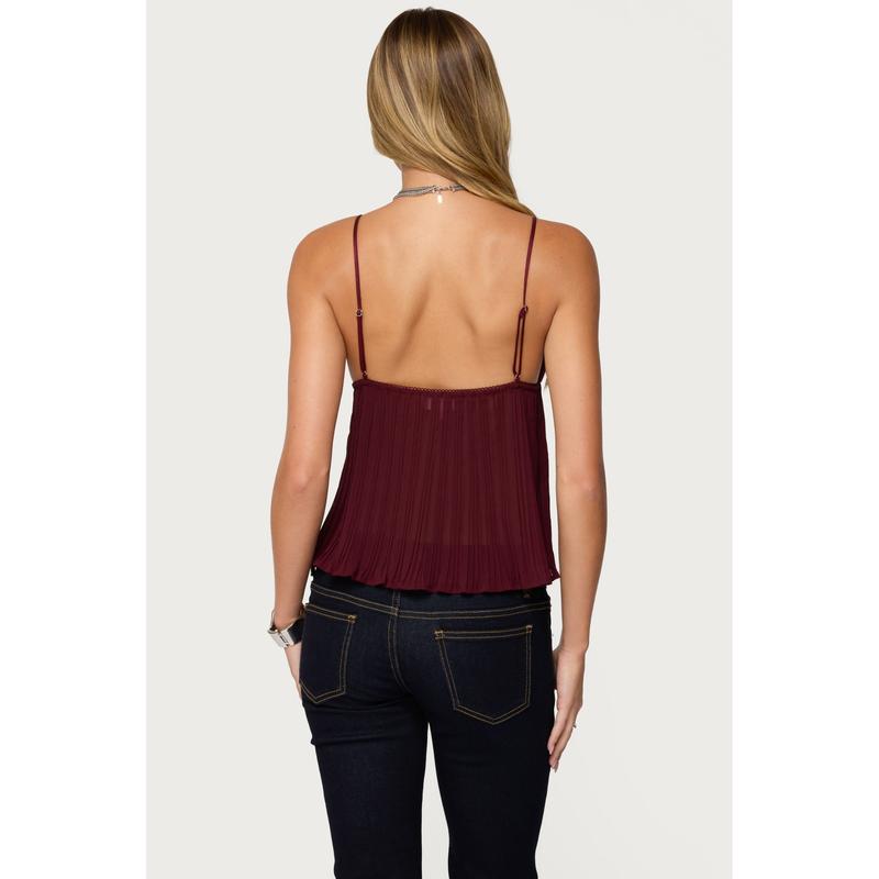 Rhian Lacey Pleated Babydoll Top