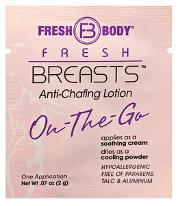 Fresh Breasts On-The-Go Lotion Packets (select quantity) Body Care Scent Smooth Powder
