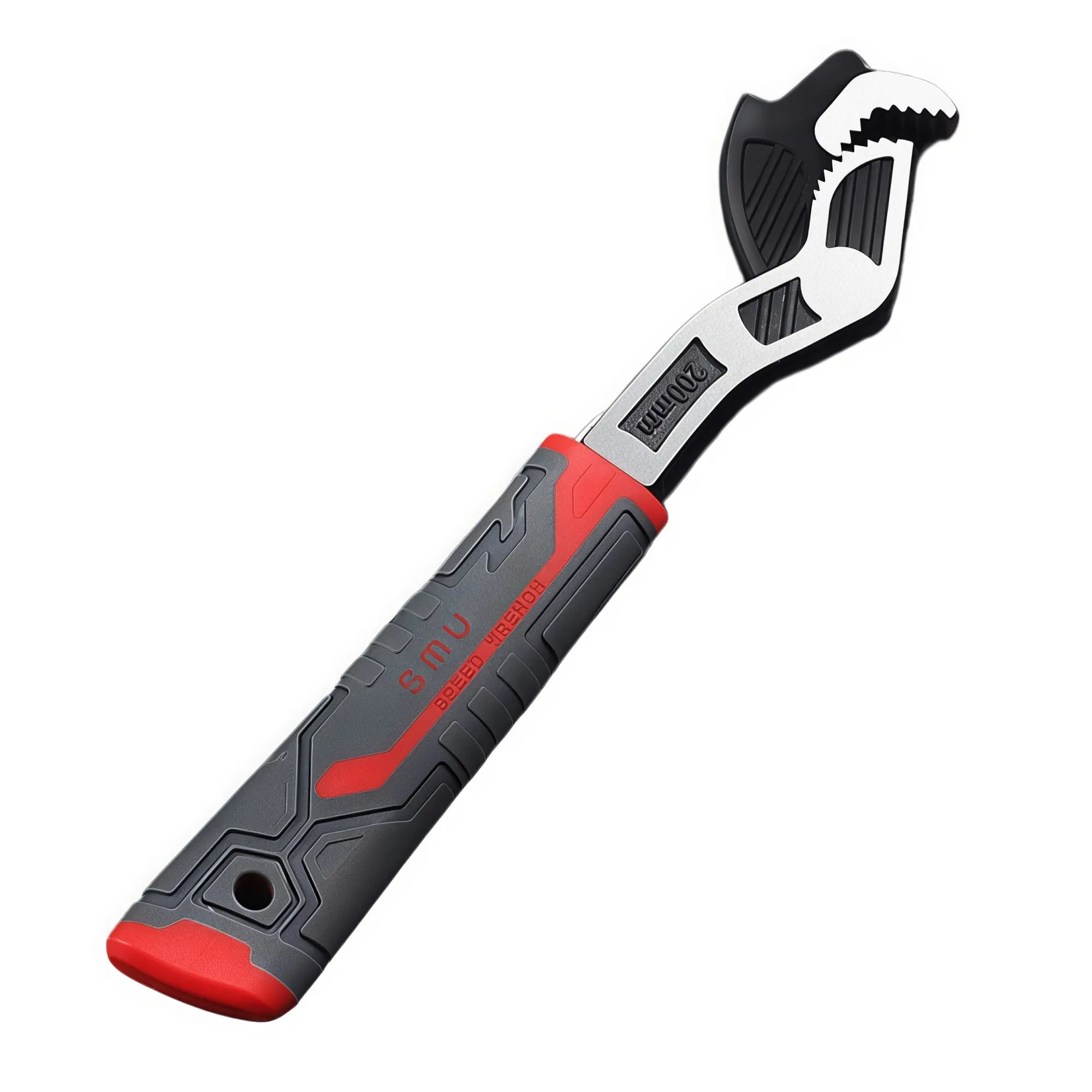 Multi-Functional Self-Locking Wrench, Flexible Quick Release Plumbing Wrench for Various Pipe Models, 8-Inch Water Heating Pipe Wrench, Multifunctional Wrench