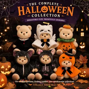Summer Halloween Vibes with Getahug: Spooky Fun in the Sun | Getahug Halloween Collection  | Handmade Jointed Teddy Bear Gift