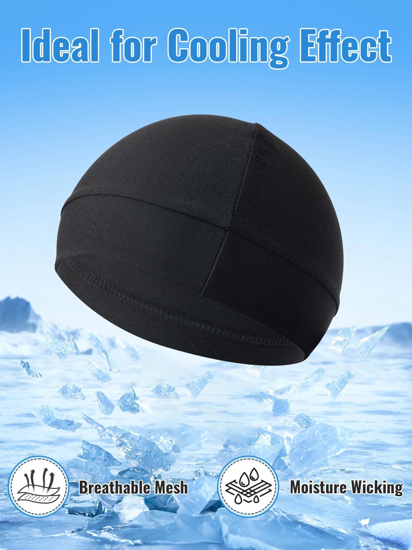 Simple Style Plain Color Skull Beanie for Men & Women, Casual Sporty Breathable Beanie Hat for Outdoor Sports for Men & Women, Fitted Hats