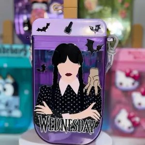 Popsicle Tumbler ( Purple ) Wednesday themed toppers