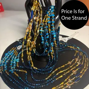 Auntie Ama’s Golden Empress Crystal waist Beads