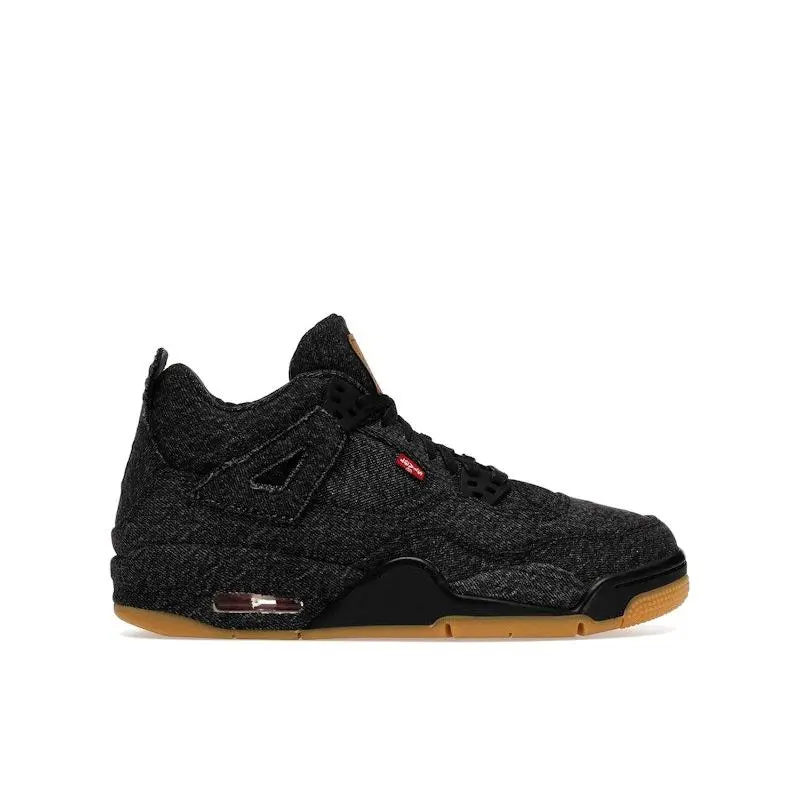 Jordan Kid's 4 Retro Levi's Black (Levi's Tag), from StockX