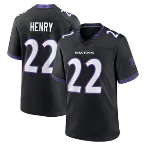 Unisex Football Raven Team Derrick Henry New Collection 2026 Alternate Game Player Jersey - Black