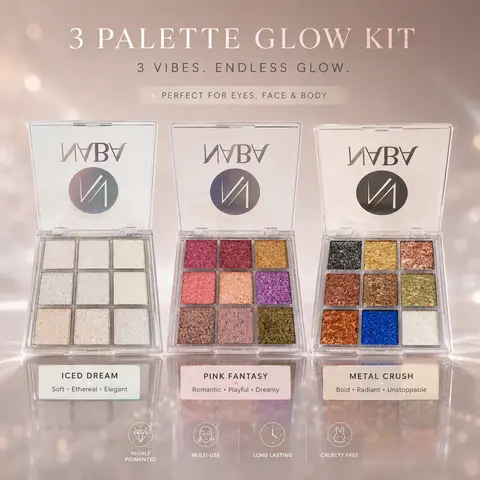 MULTICHROME PALETTE TRIO $59.99 — ORBIT, ICONIC & CRYSTAL