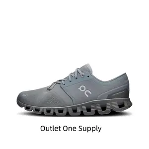 Gray Cross-Training Shoes, Cloud Cushioning Midsole with Breathable Recycled Mesh Upper Design