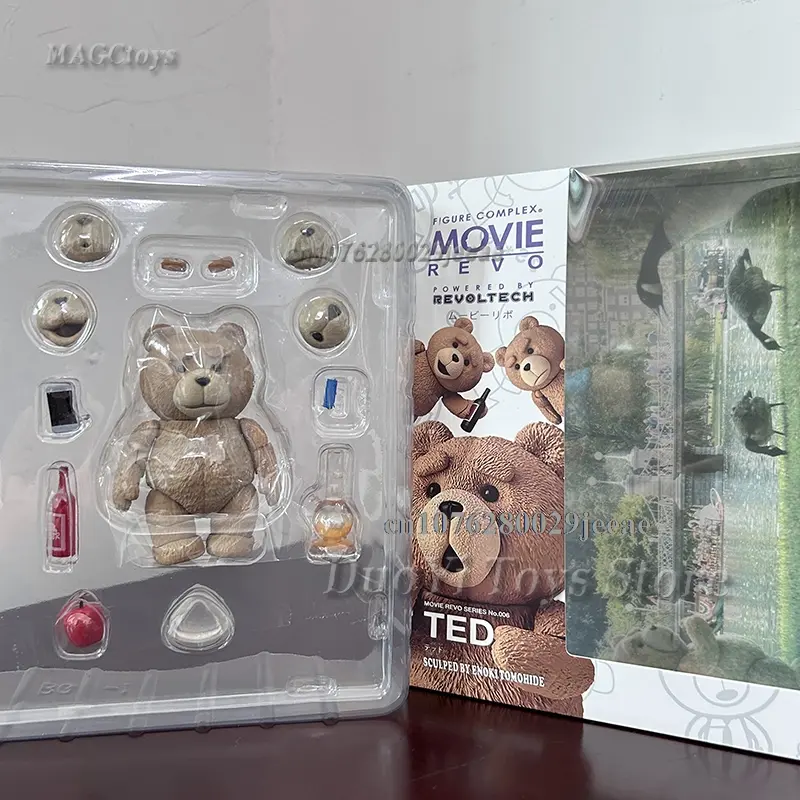 Boxed Teddy Bear Figure Figma 290 Movie TED 2 Ted Action Figure
