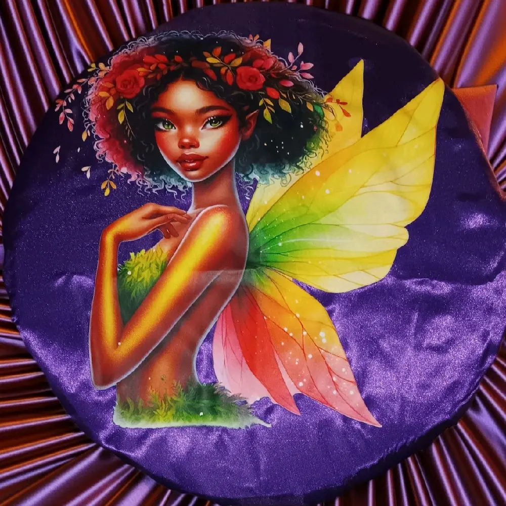 Fairy Bonnet Promises Magical Imagination and Adventures with Rainbow Wings and Flower Crown Design