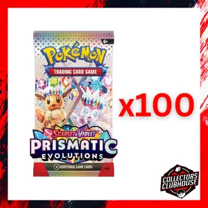 Prismatic Evolutions Booster Pack x100 (Pokemon TCG)