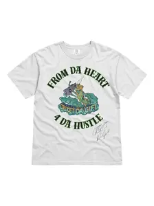 Limited Edition - Criket Da Gift “From Da Heart, 4 Da Hustle” Autographed Tee