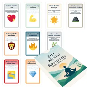Resilience Card Game, Tabletop Mindfulness Activity, Emotional Management Practice Cards, Family Party Game, Anxiety Relief Tool