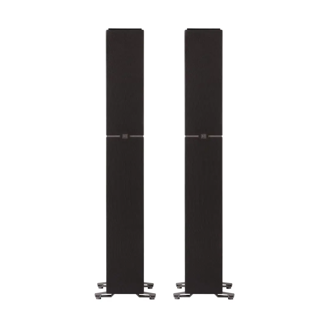 Definitive Technology Dymension DM60 Mid-Size Tower Stereo Speakers (Pair, Black) - Home Timbre-Matched Towers, Adjustable Bipolar Arrays, 4 BDSS Mid/Bass Woofers, Tweeter, 3XR Architecture, 8" Dual Radiators, Subwoofers Compatible