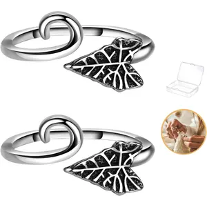 Crochet Ring for Fingure Adjustable Crochet Tension Ring Yarn Tension Rings Easy Crocheting Crochet Accessories Mother Grandma Thanksgiving Presents