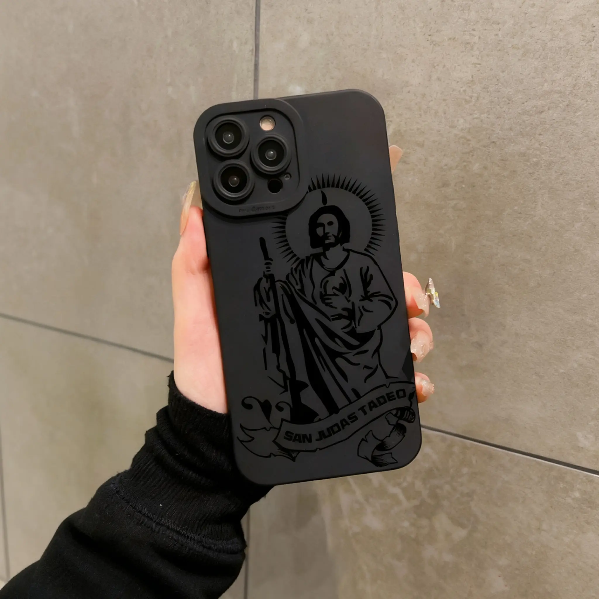 Judas Pattern Protective Phone Case, Religious Design, Suitable for Men and Women, Fits Apple iPhone 17promax 17pro 17plus Air 16plus 15 14 13 12 11 X XR Cover, Casing, Accessories