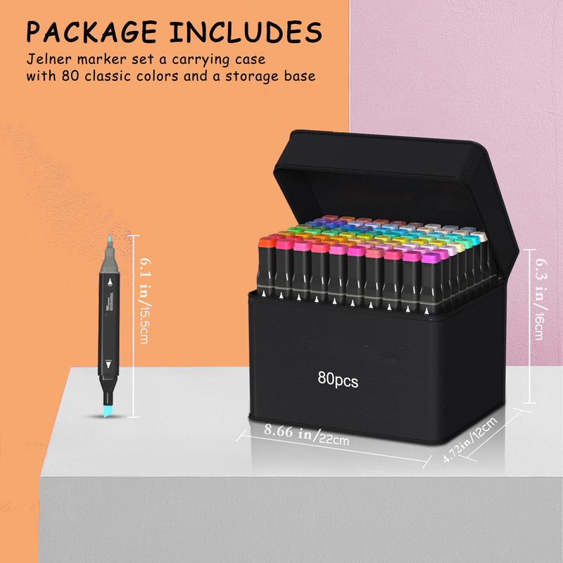 Alcohol Markers Dual Tip Brush & Chisel Art Markers Permanent Alcohol-Based Pens for Adult & Kids Coloring, Drawing, Sketching, Card Making  Artist Bundle