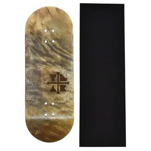 PROlific Wooden Fingerboard Deck, "The Graham Cracker" - 34mm x 97mm