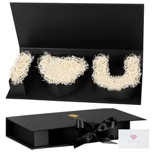 Empty Box Love U Letter Case Arrangement Decorative Gift Box Packaging Case for Valentine's Day Mother Party