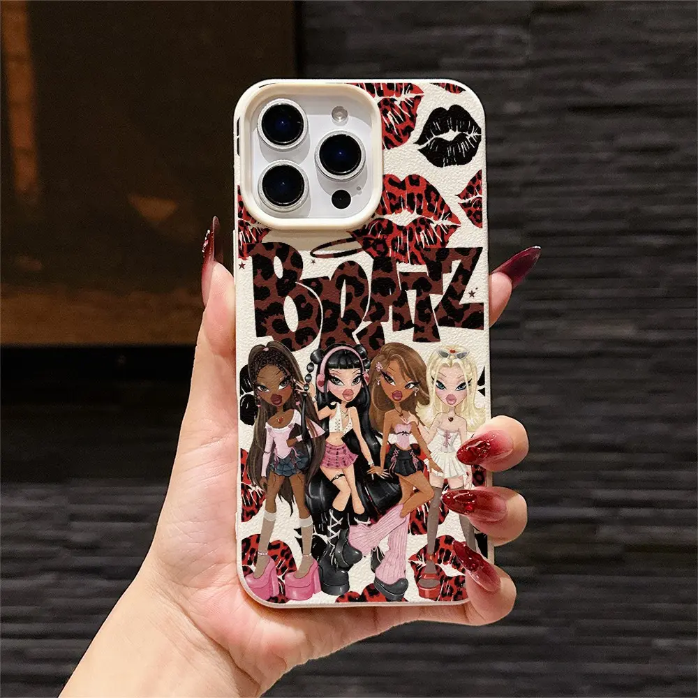 Cute Leopard Print Tpu Phone Case for iPhone 6/7/8/x/XS/XR/XS Max, Anti-Drop Shockproof Full Coverage, Perfect Gift for Women and Girls