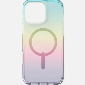 Zagg Milan Snap MagSafe Case for iPhone 16 Pro Max Iridescent Gradient Protective Cover with MagSafe Compatibility & Snap Design