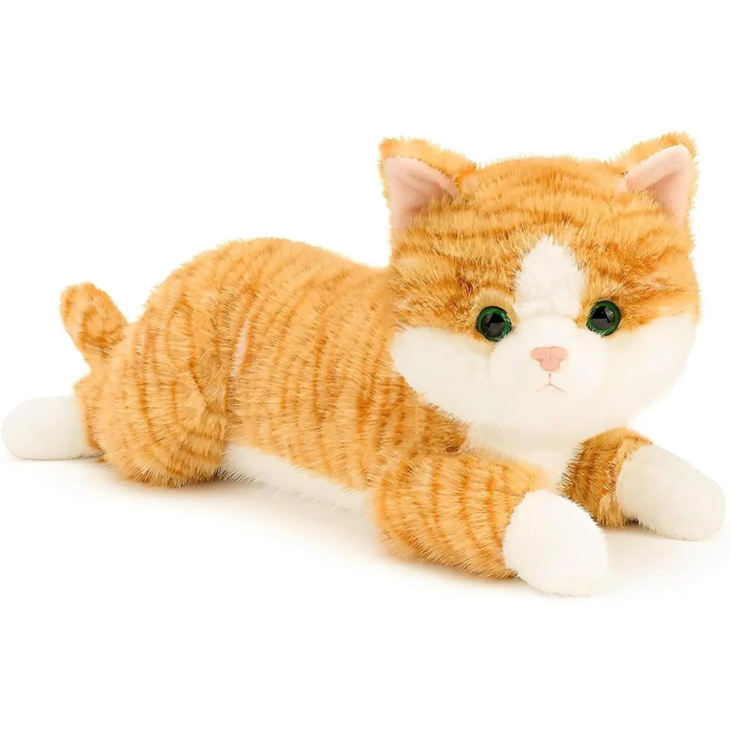 Kawaii Cat Weighted Stuffed Animal, 19-Inch Soft Plush Sensory Comfort Pillow for Unisex Kids & Adults, 3 lbs