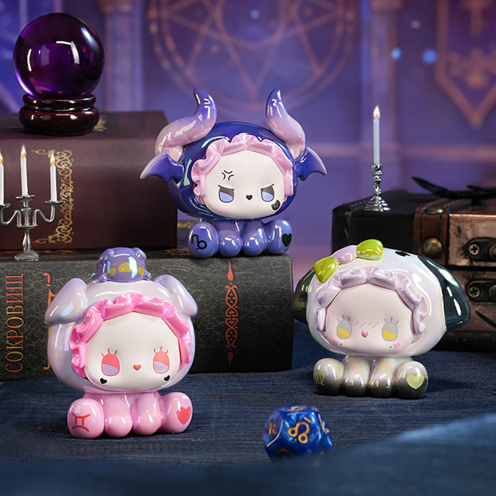 Emma Hey Zodiac Series Blind Bag Collectible, Astrology-Themed Box Figures, Collectible Blind Pack Figurines, Box Figures Box