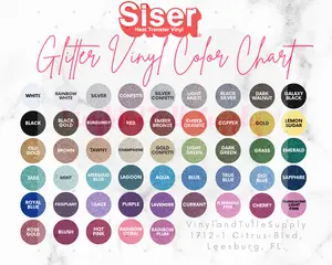 12" Siser Glitter Heat Transfer Vinyl | TikTok Shop