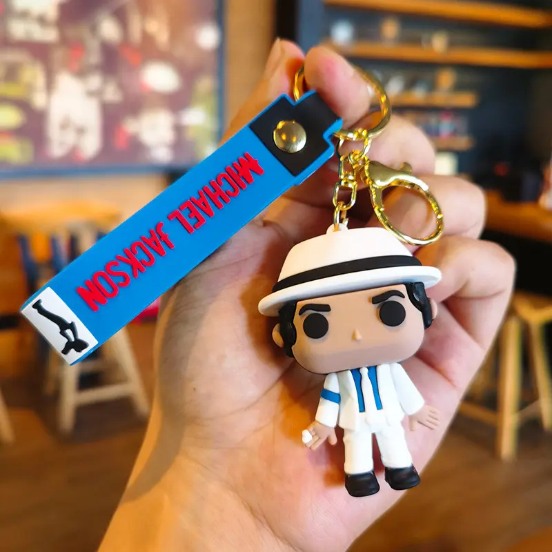 Celebrity Music Idol Figurine Gift Keychains, TikTok Shop Spring Glow Up Key Charms, Gift Keychain