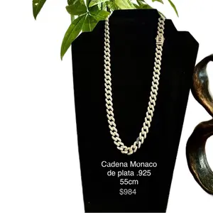 Cadena Mónaco 55CM Plata .925 Necklace