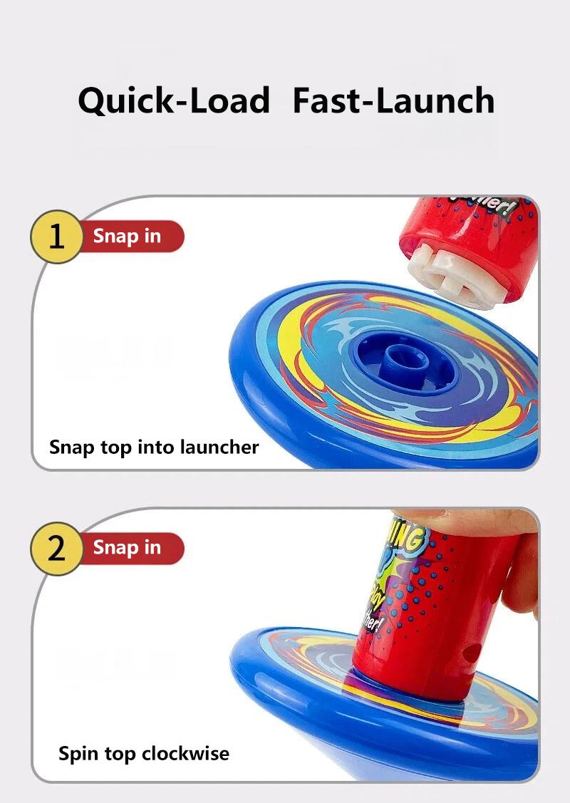 Colorful Stacking Gyro Toy, 5-Layer Rotating Battle Top, Interactive Stackable Spinning Top Game for Competitive Play