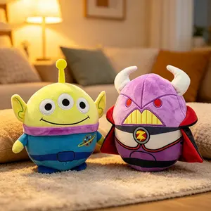 Creative cartoon cute three-eyed monster plush doll, soft toy cute doll, suitable as a gift for young people