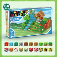 64PCS Magnetic Building Block Set for Kids 