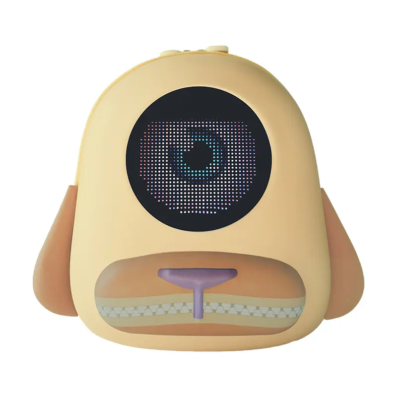 Cute LED Smart Pixel Backpack – APP-Controlled Emoji Display, Personalized Glowing Bag for Everyday Use