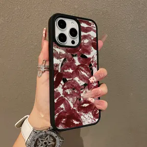 Multi-Functional Magnetic Case for iPhone11/12/13/14/15/16/promax Lipstick Kiss Prints MagSafe Ready, Anti-Fall,Ultra-Thin Design | Perfect for Everyday Use