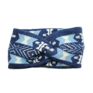 Boutique Winter Headband 129 Fashion Collection Holiday Nordic Knot Pattern Headband - Western Boho Chic