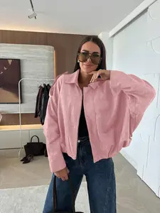 Women's Plaid High Neck Coat, Elegant Button Front Winter Top, Casual Loose Fit Outerwear for Fall, Stylish Ladies Jacket