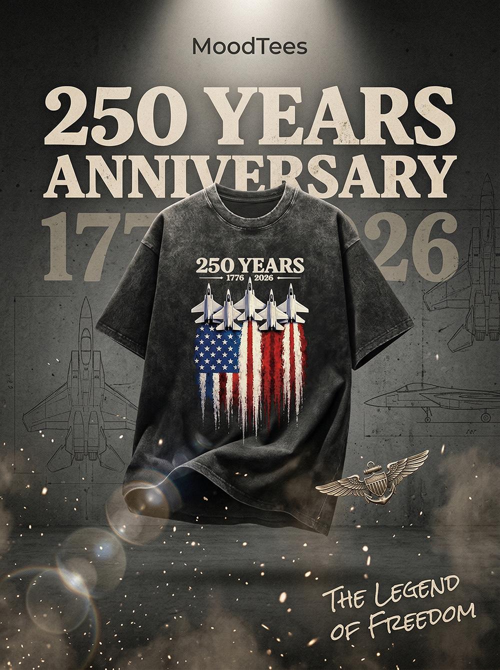 MoodTees Vintage Washed Distressed Fighter Jet Graphic T-Shirt – Retro American streetwear short sleeve, heavyweight cotton, breathable and durable, classic crew neck, everyday casual outfit, perfect for gaming, aviation, and urban style fans