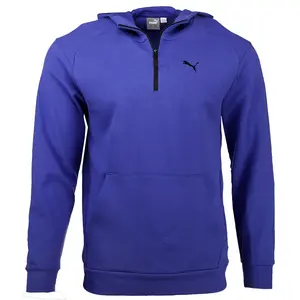 PUMA Mens RadCal Hooded Half Zip Casual Outerwear Casual - Blue
