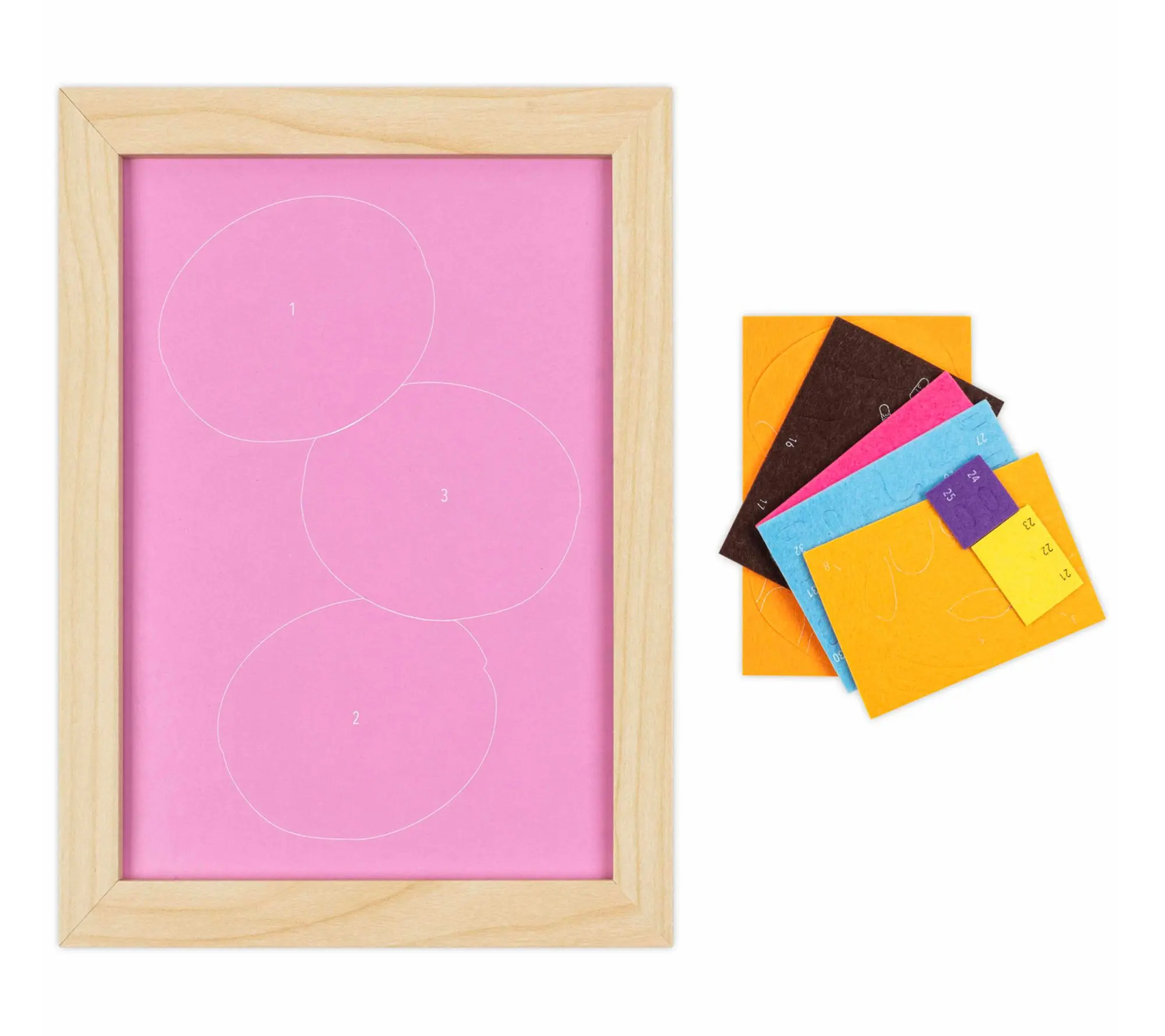 Vivid by Brea Reese Felt Art Kit Sweet Donuts