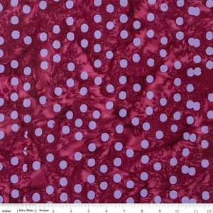 Fabric Riley Blake Berry Persimmon Polka Pop Elemental Batiks by the Quarter Yard BT21400-208
