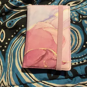 [No AirTag] RFID Passport Holder with Airtag Holder & Credit Card Slots, Slim Travel Wallet Passport Protector - Travel Essentials for Women/Men