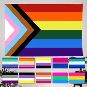 Transgender Pride tapestry LGBTQ Wall Hanging lightweight Bisexual Pansexual Asexual Male Nonbinary Genderfluid Lesbian Straight Ally Flag tapestries for Bedroom, Living Room, Birthday Holidays Gifts Home Decor