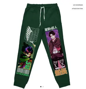 Levi Ackerman V2 Attack on Titan Streetwear Sweatpants, Unisex S-3XL