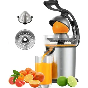 Electric Citrus Juicer Squeezer Stainless Steel, Orange Juicer Electric,Homemade Orange Juice Squeezer Machine, Detachable Design,Easy Clean